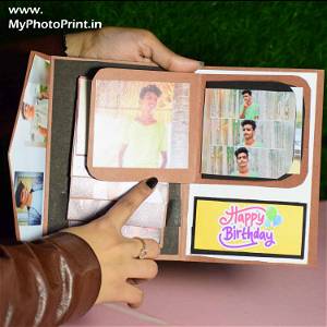 Personalized Handmade Photo Card With 12 Photos#2085