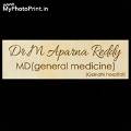 Customized Wooden Engraved Dr. Name Plate 