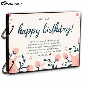 Personalized Happy Birthday Photo & Message Memory Scrapbook #2098