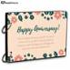 Personalized Happy Anniversary Photo & Message Memory Scrapbook #2099