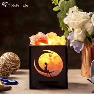 Sun & Moon Himalayan Rock Salt Lamp Basket 