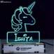 Customized Unicorn Acrylic 3d Illusion Led Lamp With Color Changing Led And Remote#2119