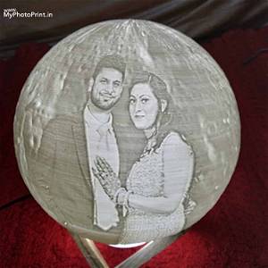 Customized Photo Moon Lamp | White Color-3