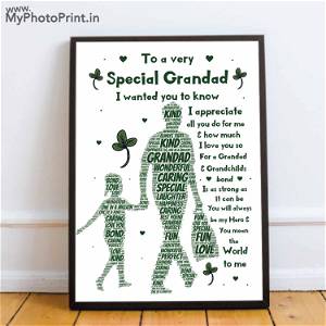  Personalised Grandmother Messages Frame #2169