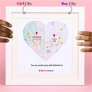 Love Knows No Bounds, But It Needs a Map: Customized City Map Frames by MyPhotoPrint: Preserve Your Love Story with Personalized Messages on Your Favorite City Maps