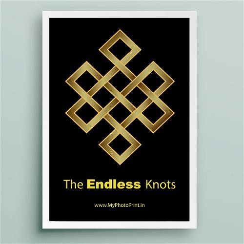 The Endless Knots 7 Paintings For Success Luck & Happiness Vastu For Home