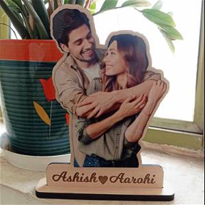 Personalized Cute Wooden Made Photo Wooden Table Top #2400