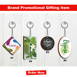 Custom Brand Name Keychain | Promotional item | Minimum 20 PCS