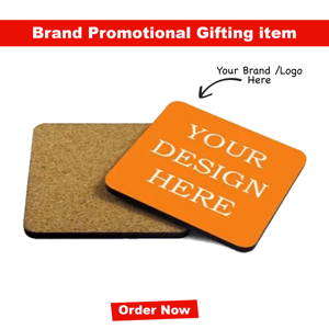 Custom Brand Name Table Cup Coasters | Promotional item | Minimum 5 PCS
