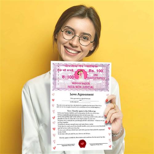 Love Contract Agreement - Certificate Gift for Valentines Day, Anniversary,  Wedding - For Husband, Wife, Boyfriend, Girlfriend