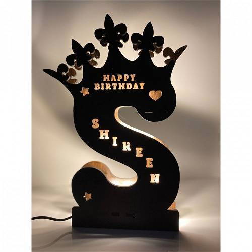 S Name Gift | S Alphabet Wall Name Light Lamp | Gift For All Occassions