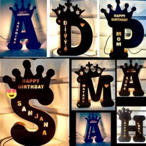 S Name Gift | S Alphabet Wall Name Light Lamp | Gift For All Occassions