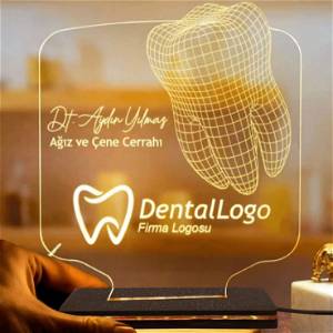 Personalized Name LED Lamp For Dentist