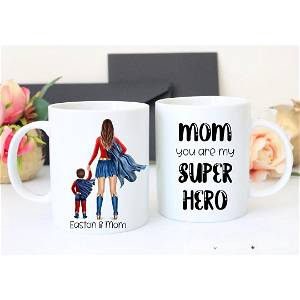 Mom You are My Super Hero Mug ( One quantity ) #2482
