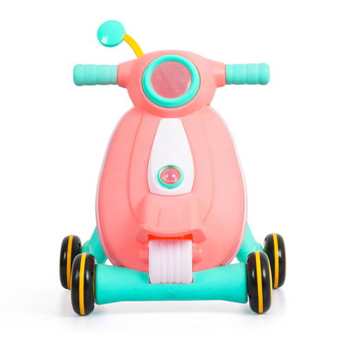 Luusa Baby Push Walkers and Standing Activity Center, Sit to Stand Walker for Baby Boy Girl, 2 in 1 Push Toys for Babies Learning to Walk, Music Walking Toys for Babies Infants 6-12 Months(PINK)