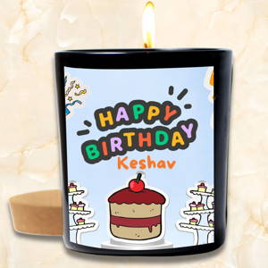 Customized & Personalised Photo Candles | Personalized Candles With Photo | Brand Name Candle #2515