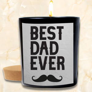 Best Dad Ever Customized & Personalised Photo Candles | Personalized Candles With Photo | Brand Name Candle