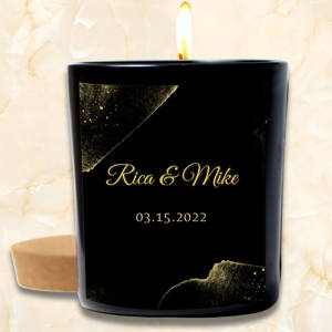 Couple Customized & Personalised Photo Candles | Personalized Candles With Photo | Brand Name Candle #2524