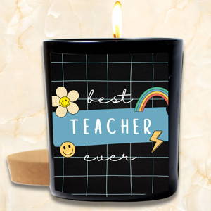 Best Teacher ever Customized & Personalised Photo Candles | Personalized Candles With Photo | Brand Name Candle