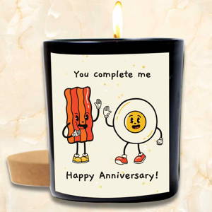 Happy Anniversary | Customized & Personalised Photo Candles | Personalized Candles With Photo | Brand Name Candle #2537