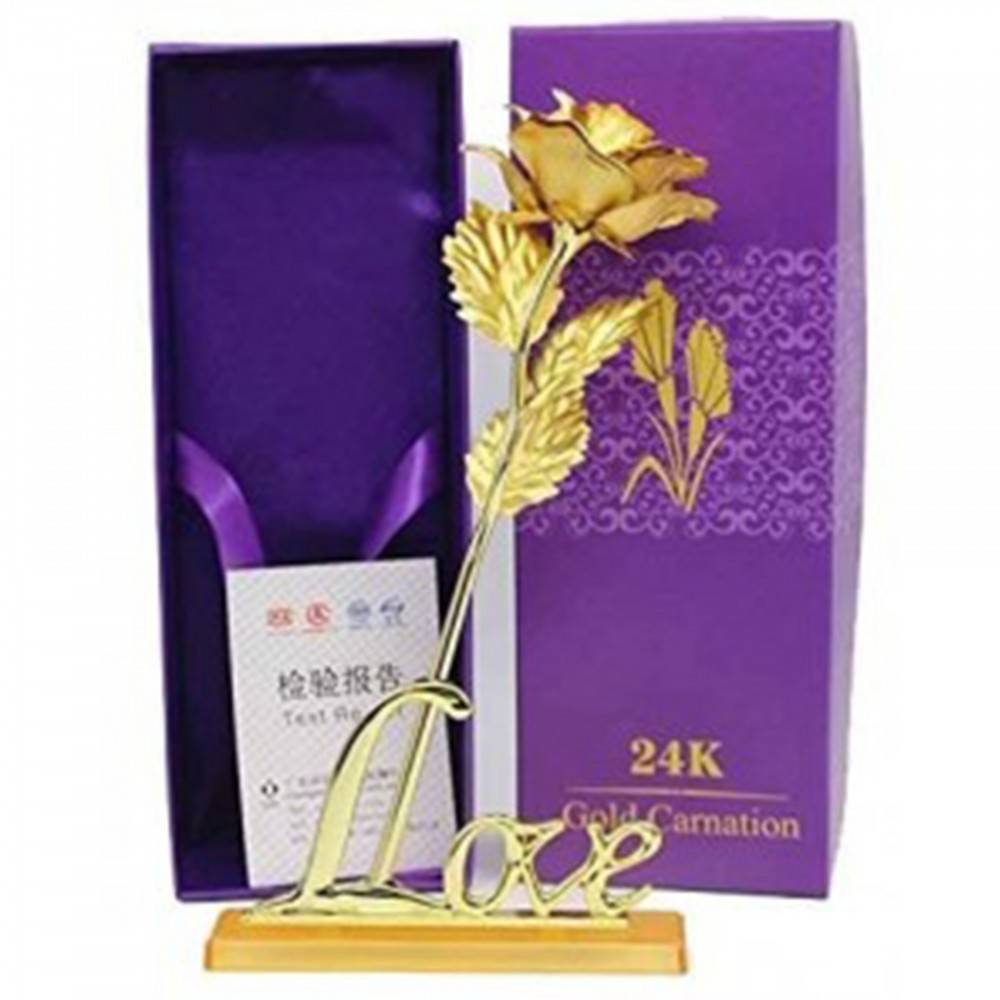 Golden Rose at Rs 98/piece | Gold Plated Rose in Delhi | ID: 14318638088