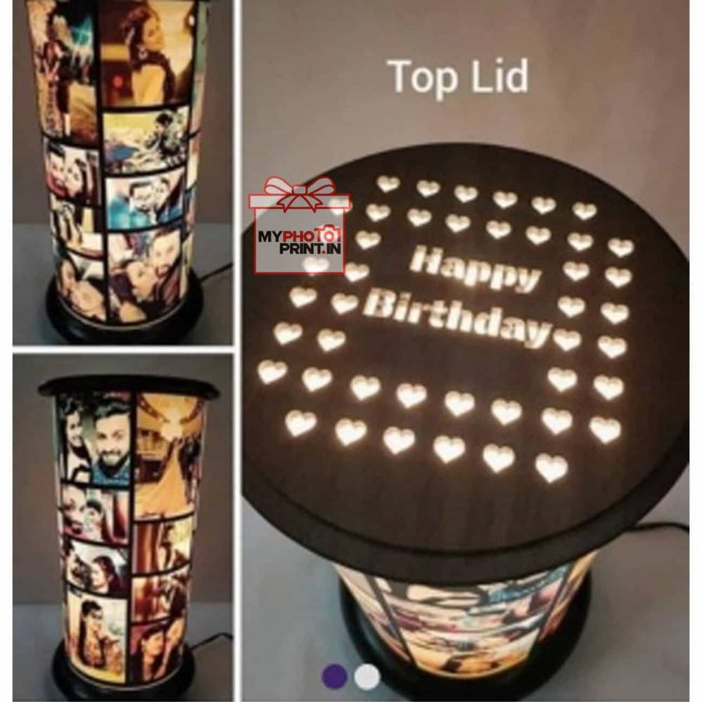 Customized Rotating Lamp /You Can Send Photos Via WhatsApp Also After Order Or Query On WhatsApp