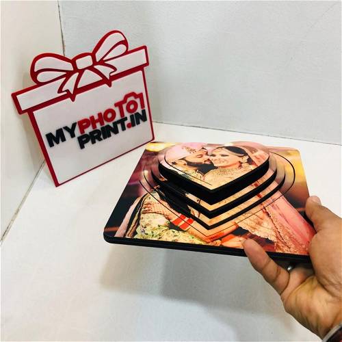 Customized 3D Heart With Your Photo