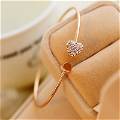 Gold Double Heart Bracelet Best Jewellery Gift - Universal Size