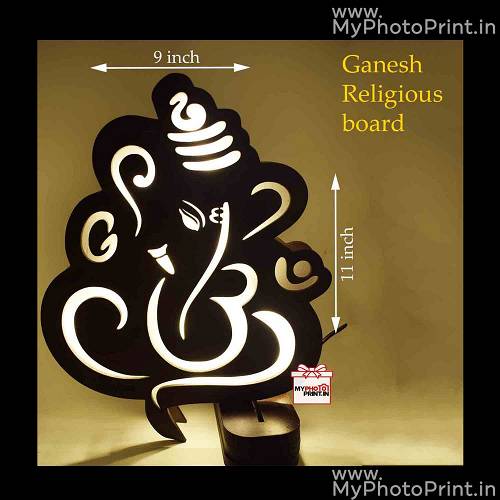 Ganesh Religious Board Multicolor Led and Remote #962