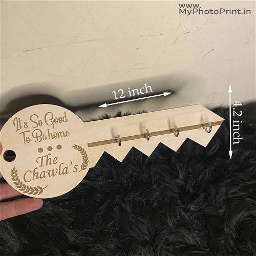 Your Own Message/Name Customized & Personalized Unique Wall Key Holder (Key Theme)