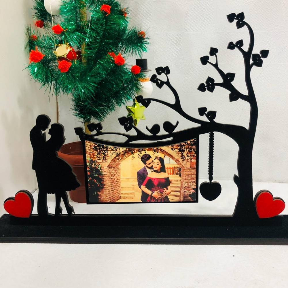 Customized Couple Loving Tree With Your Photo