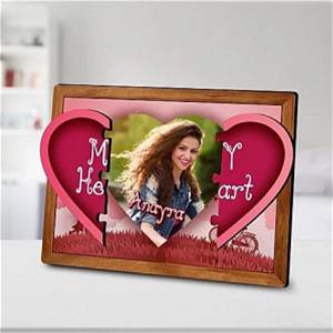 Customized Magnetic Hidden Photo Heart Frame