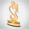 Customized Couple Statue With Name Table Top