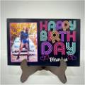 Customized Birthday Name Table Top With Your photo #990