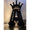 Customized A TO Z Alphabet Wooden Name Board 