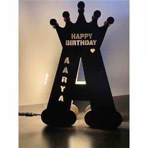 Customized A TO Z Alphabet Wooden Name Board 3
