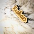 Customized Wooden Name Keychain