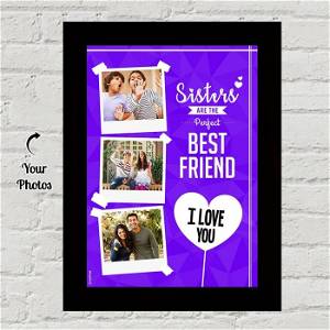  Personalized Wooden Frame Best Sister