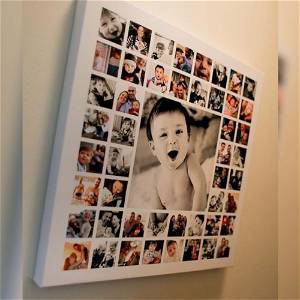 Customized Multiple Photo Frame Collage Canvas #1042 /Any Query Whatsapp Us After Order