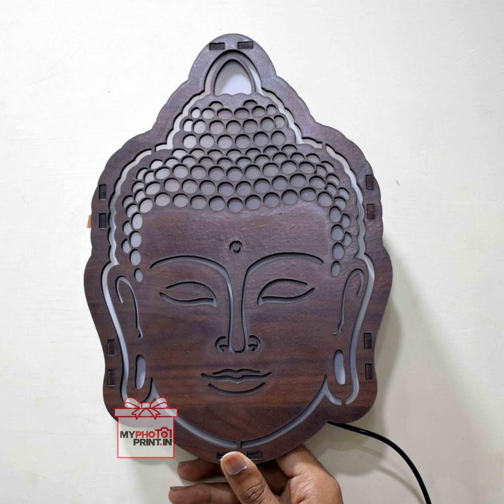 BUDDHA Religious Led Night Lamp Name Board