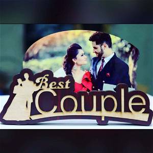 Customized Wooden Table Top For Best Couple 