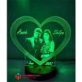 Personalized Acrylic 3D illusion LED Lamp with Color Changing Led and Remote #2529