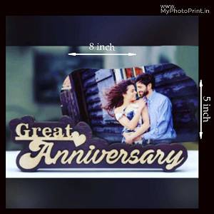 Customized Wooden Table Top For Great Anniversary