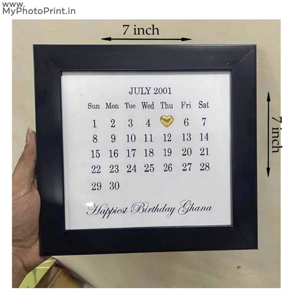 Love Frame With Your Message and Dates