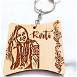 Engraved Curved Keychain