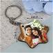 Personalized Brother with Sister Photo Keychain