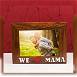 Personalized Wooden We & Mama Photo Frame 