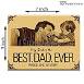 Customized Wooden Engraved Best Dad Ever With Photo