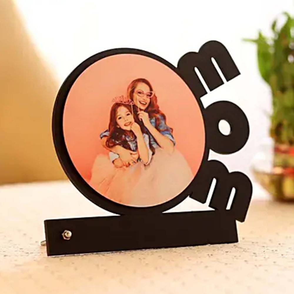 Customized Mom Round Photo Table Top 