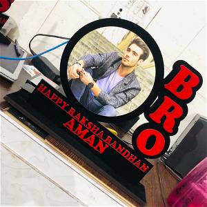 Bro Name With Photo Table Top